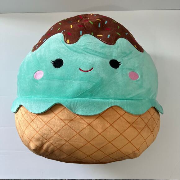 Squishmallows New with Tags Maya Mint Ice Cream - Picture 1 of 11